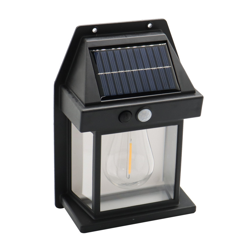 Douyin's best-selling outdoor solar bulbs, tungsten filament sensor wall lamps, garden lamps, villa night lights for lighting Item Picture