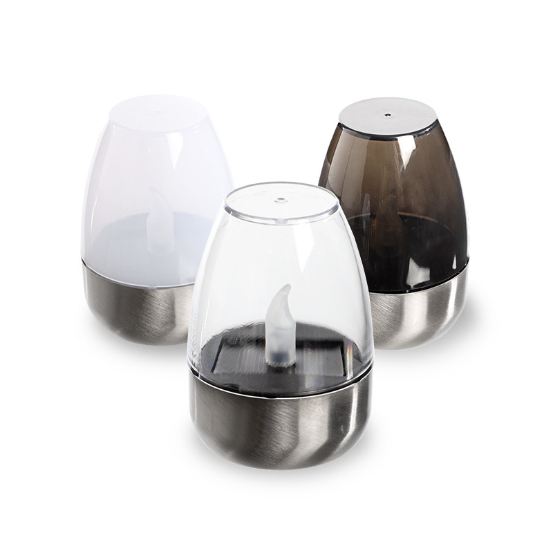 New solar lamps, candle lamps, decorative atmosphere solar garden lamps, outdoor night lights, waterproof factory lamps Item Picture