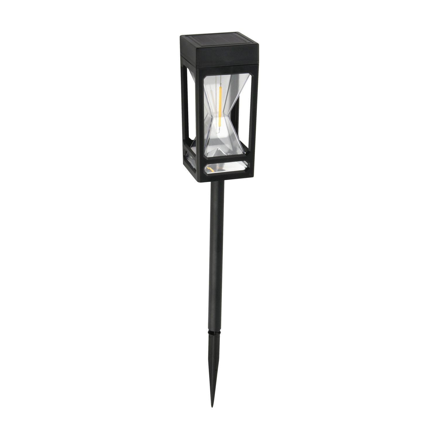 Solar-powered lawn lights, outdoor decorative garden and courtyard lights, villa home atmosphere, tungsten filament ground plug lights, lawn lights Item Picture