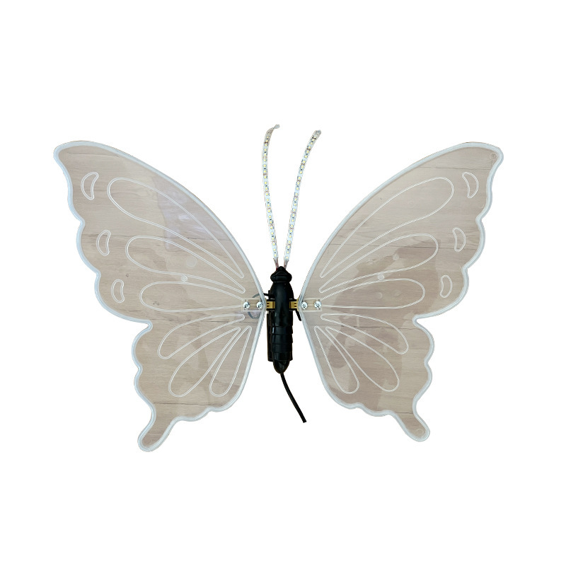 led dynamic butterfly light, outdoor waterproof insect landscape light, courtyard ground insert light, simulated butterfly decorative light Item Picture