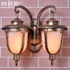 Outdoor wall lamps, garden villa outdoor waterproof Chinese-style courtyard lamps, gate, balcony, corridor, exterior wall, fence, door column lamps Application Scenario