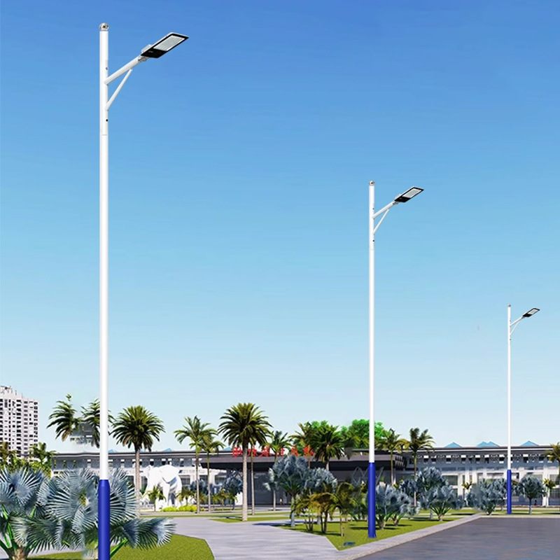 6-meter LED solar photovoltaic street lamps for new rural areas, outdoor lamps, municipal engineering roads, high-power high-pole lamps details Picture