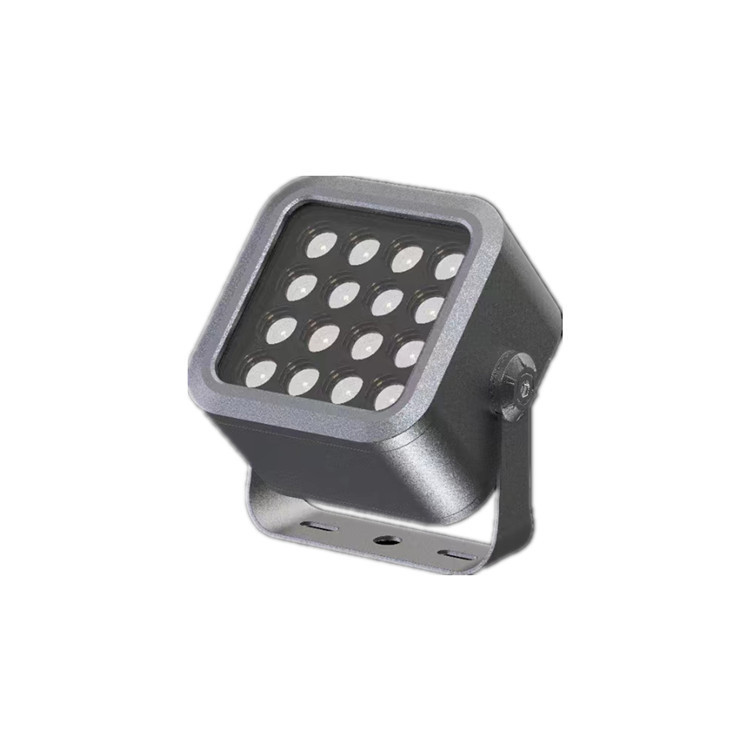 LED square floodlights 8W, 18W, 32W, 72W outdoor waterproof focused spotlights, square and park tree projection lights Specification drawing