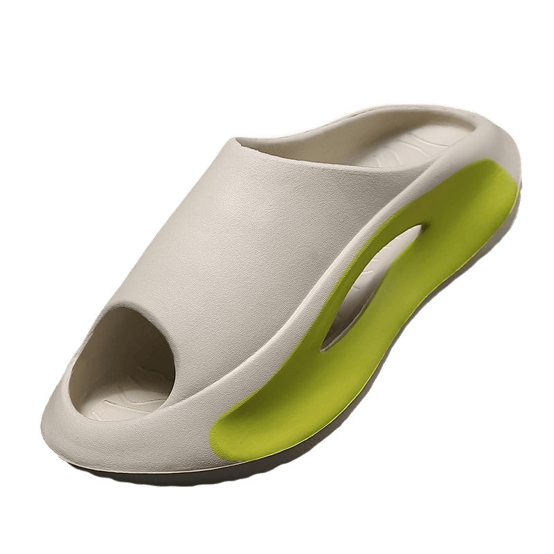 Men's summer outdoor wear is fashionable and versatile. Anti-slip thick-soled outdoor casual one-shoulder flip-flops Item Picture