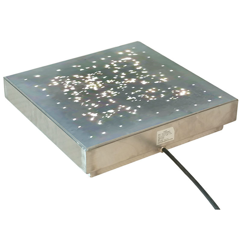 led floor tile lights, rectangular arc-shaped triangular translucent concrete outdoor luminous buried lights, sensor floor lights Item Picture