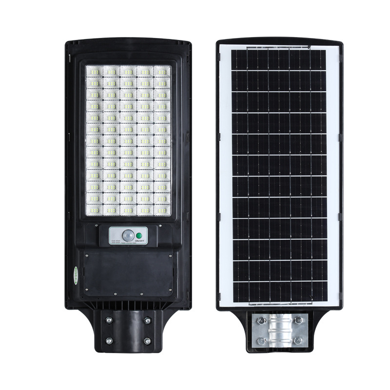Solar integrated street lamps, LED human body sensing solar lamps, park lighting tools, outdoor engineering lamps Item Picture