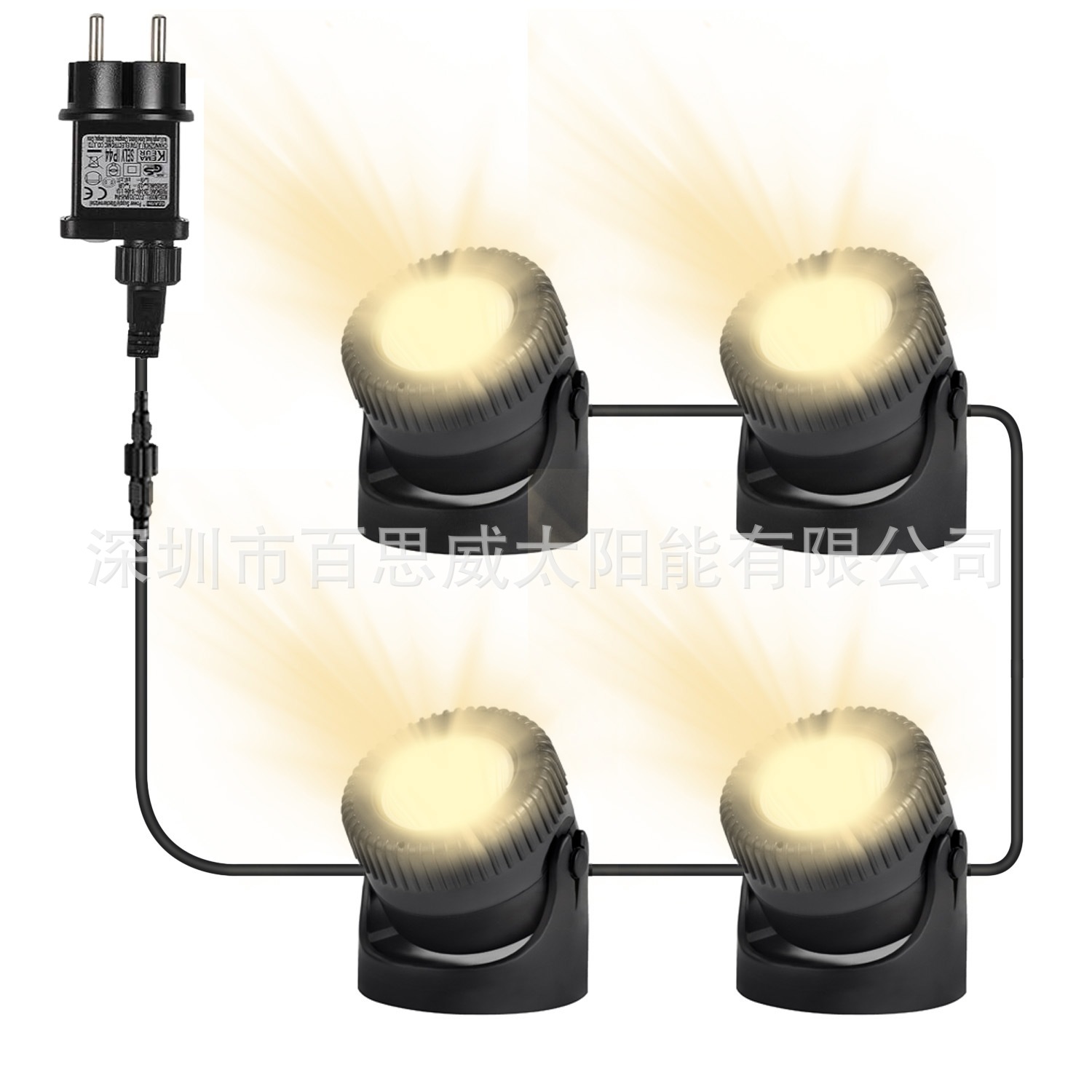 Cross-border plug-in projector lights, underwater lights, amphibious lights, lawn lights, decorative lights, swimming pool lights, pond lights, courtyard lights full figure