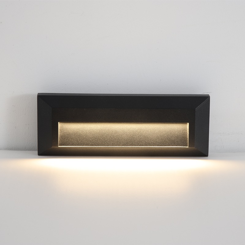led outdoor step lights, surface-mounted staircase and corridor decorative lights, corner lights, recessed step lights, buried corner lights Application Scenario