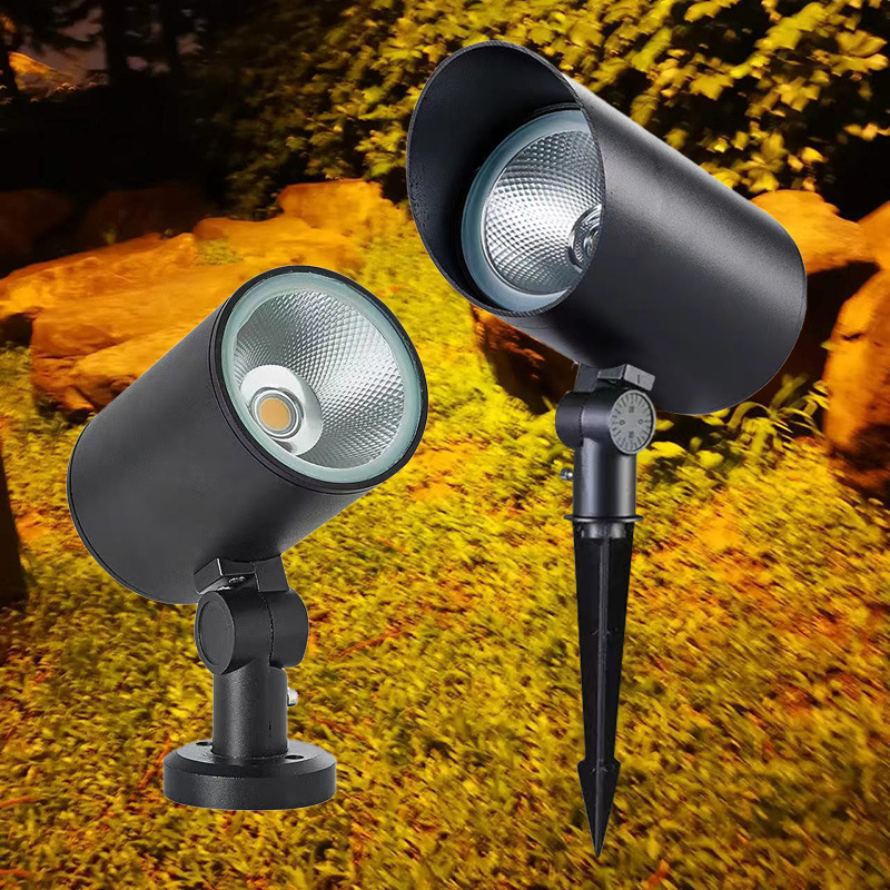 Outdoor spotlights, waterproof tree lights, landscape courtyard garden lawn insert floodlights, outdoor greening tree lights details Picture