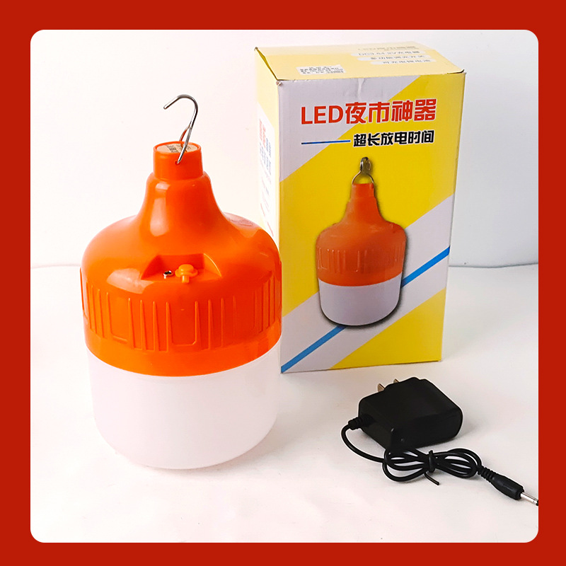 Night market rechargeable bulbs, street lighting wonder lamps, USB street lamps, household outdoor emergency solar bulb lamps details Picture