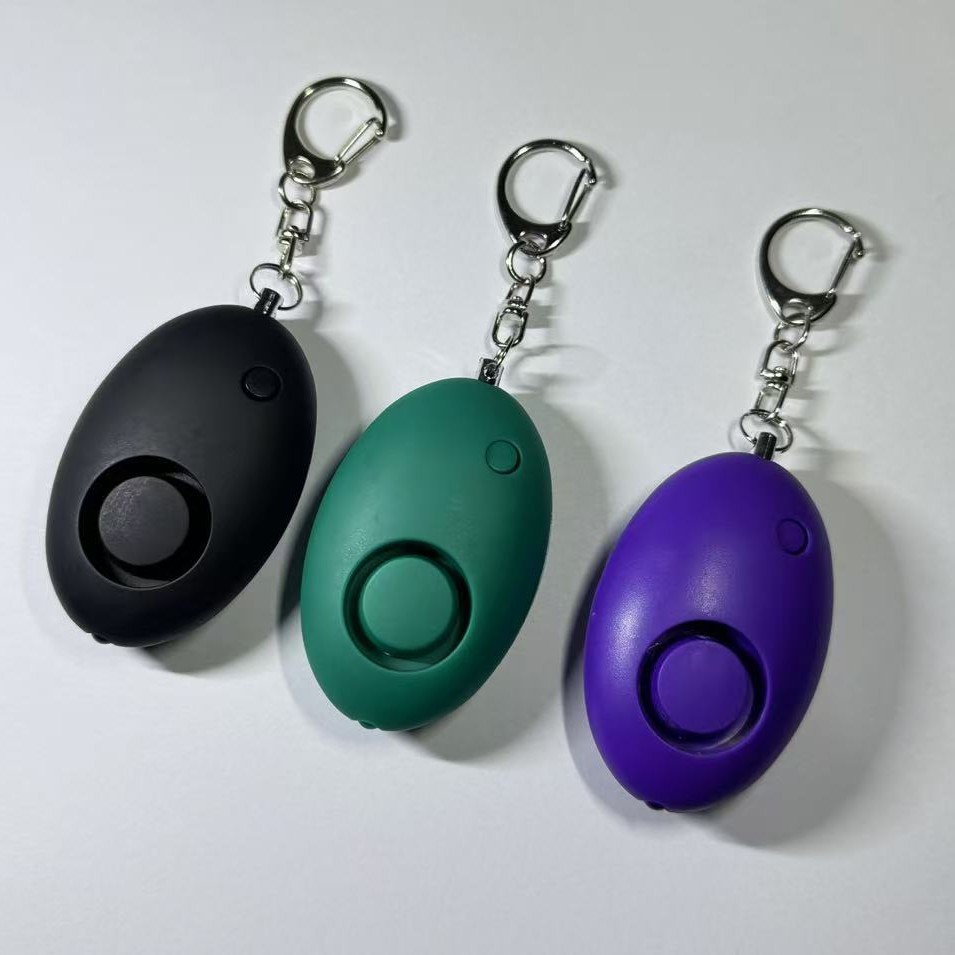 Oval-shaped personal alarm, super-large decibel anti-wolf device, portable distress call device, LED light self-defense alarm Application Scenario