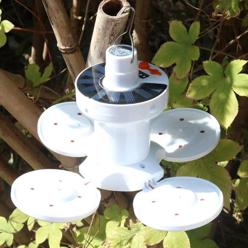 Foldable football lamps, night market street lamps, household lighting, tent camping lamps, energy-saving bulbs, rechargeable solar lamps details Picture