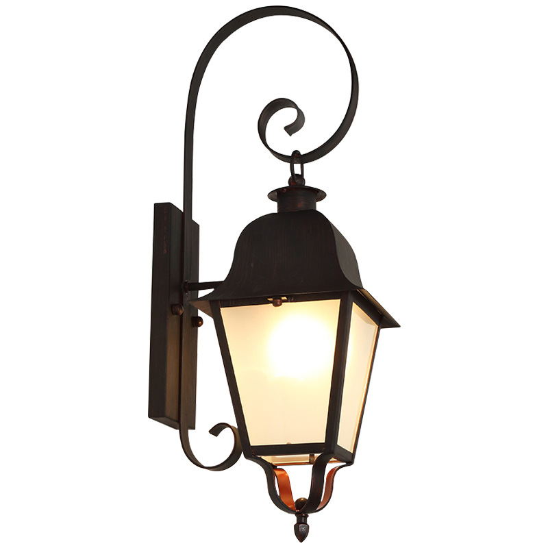 Cross-border retro outdoor wall lamps, waterproof garden lamps, outdoor garden lamps, villa exterior walls, balconies, European-style staircase wall lamps Item Picture