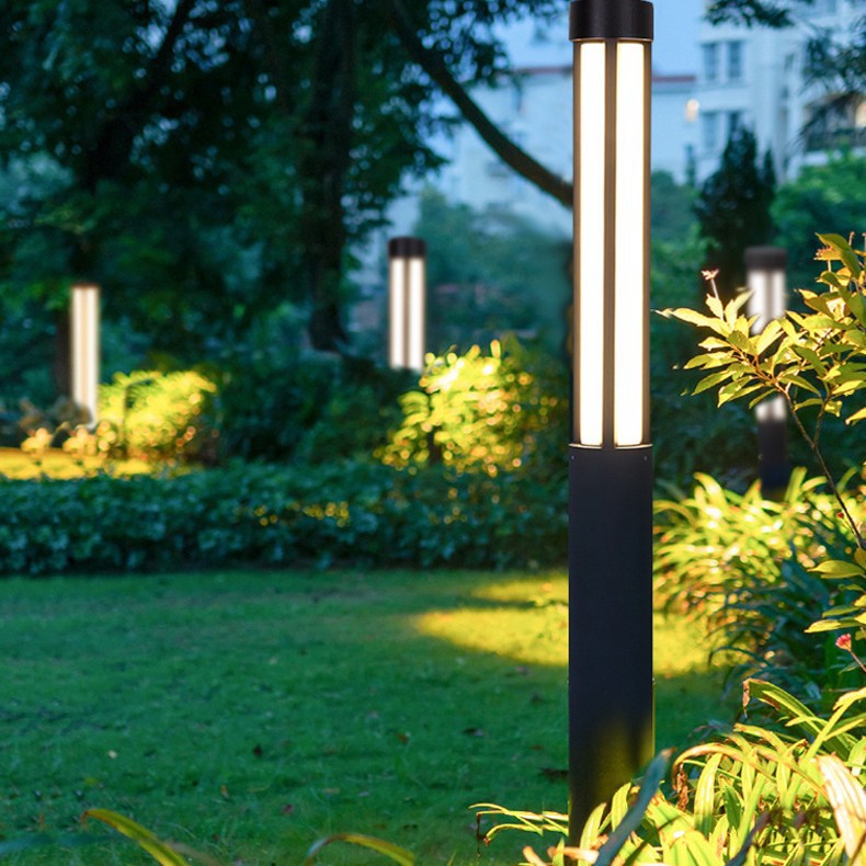 Outdoor 3-meter aluminum LED courtyard landscape lamp column, Chinese-style garden garden lamp, community square street lamp details Picture