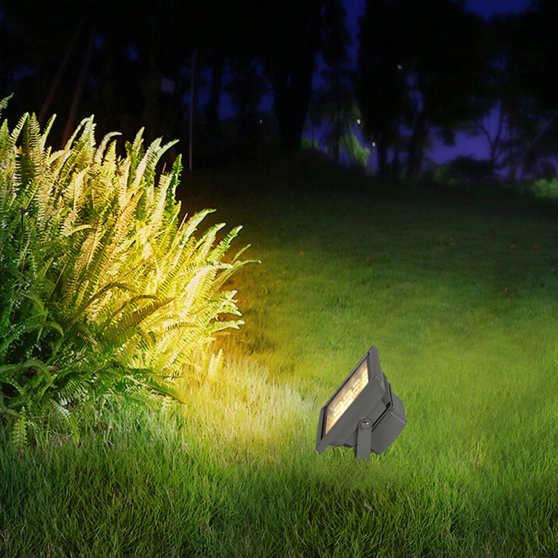 Jingliming outdoor waterproof garden lights, lawn lights, garden LED decorative lights, villa outdoor spotlight floodlights Specification drawing
