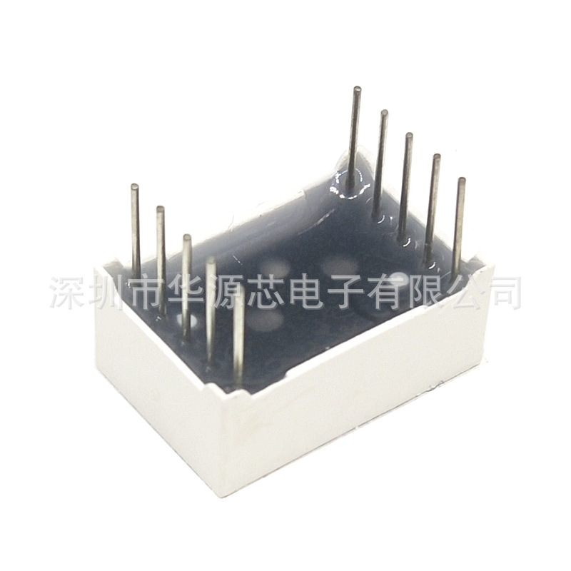 0.56-inch red digital tube 1-pin co-negative/co-positive 5161AS/BS 5611AS 5611BS 10 pins Specification drawing