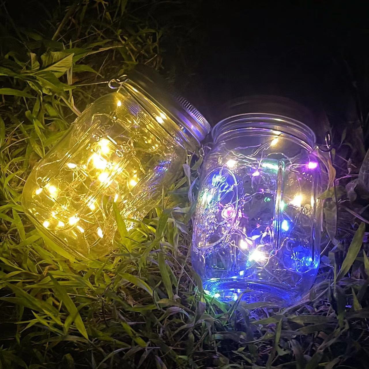 Solar crack lamp, garden lamp, outdoor waterproof night light, garden decorative lamp, crack tree hanging lamp, ambient lamp Specification drawing