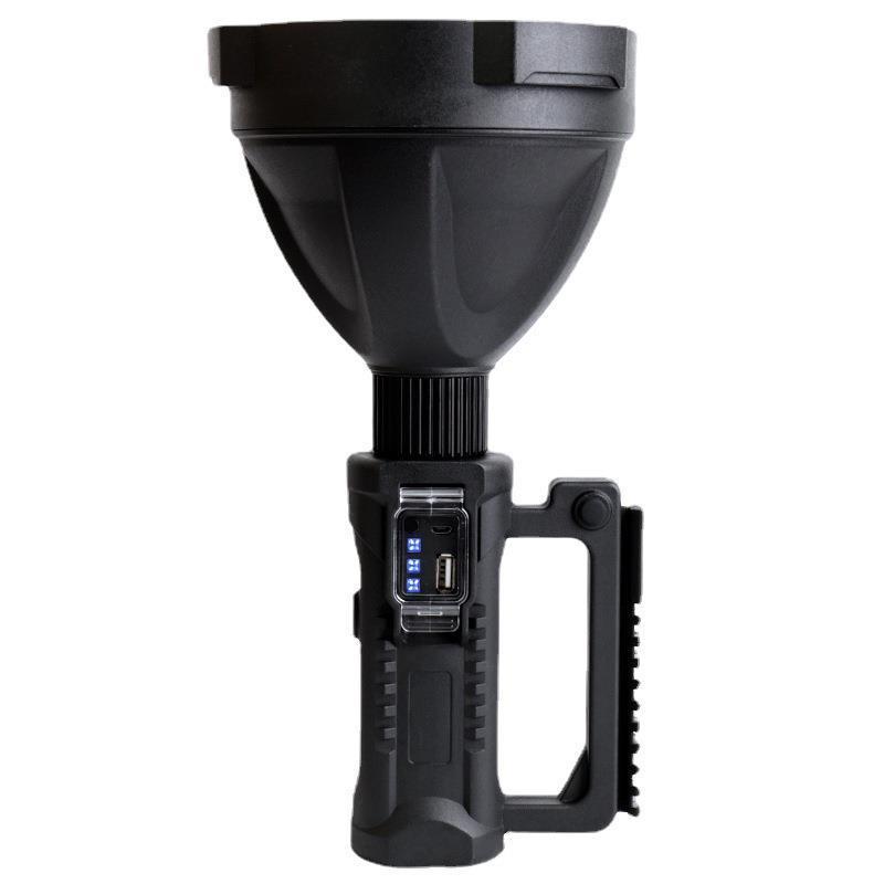 The new P70 searchlight is an outdoor high-intensity multi-functional lighting LED long-range waterproof charging portable flashlight Item Picture