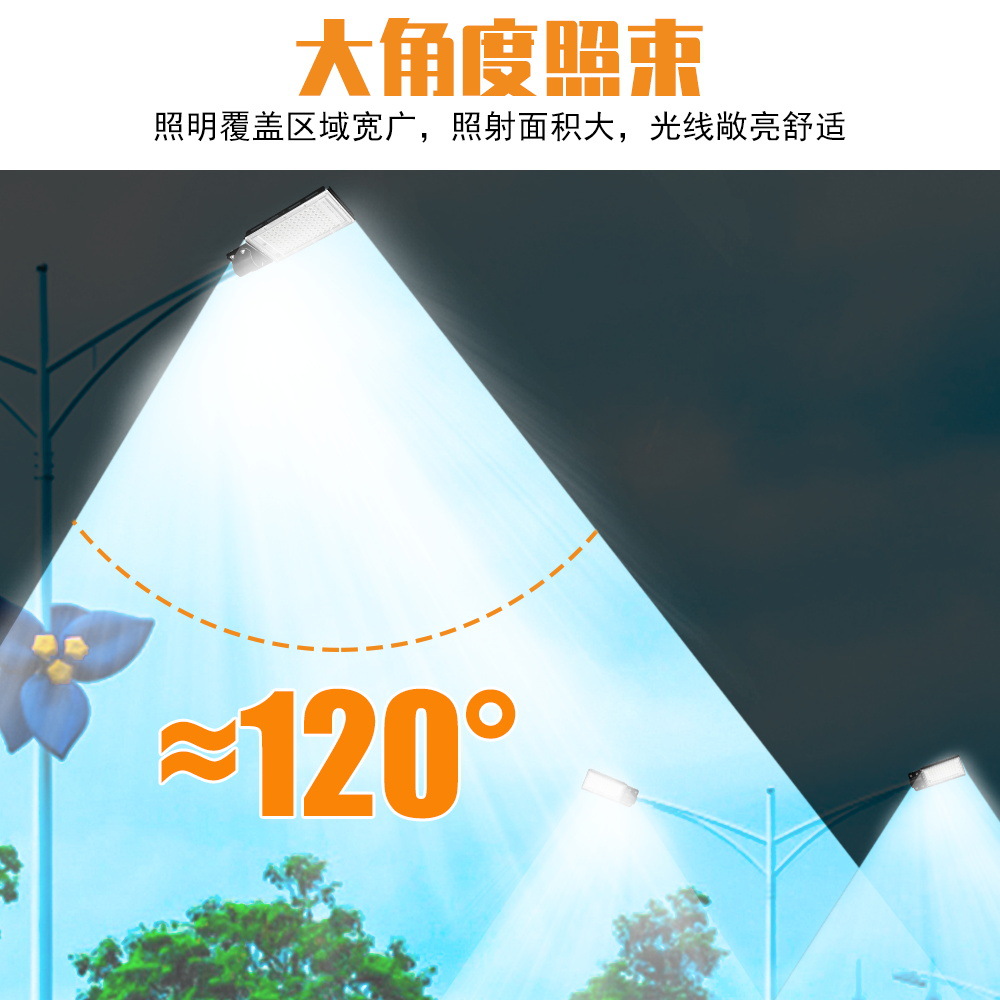 100W LED road lamp, outdoor waterproof garden lamp, new rural high-power high-brightness outdoor lighting lamp, 50W details Picture