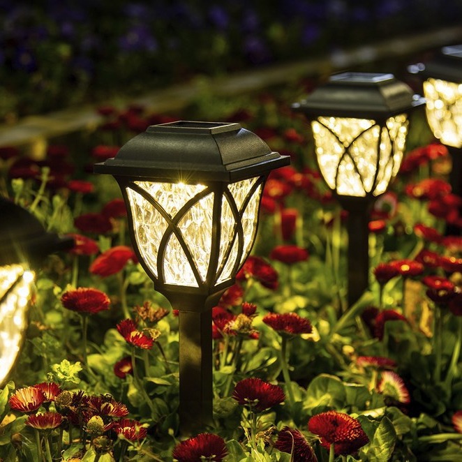 2025 New solar-powered outdoor courtyard ground plug lawn lamp, home garden atmosphere decoration lawn lamp Specification drawing