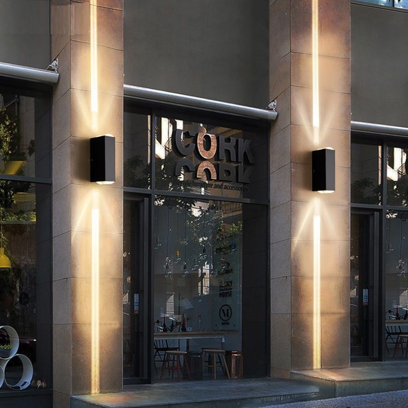 LED single-beam wall lamp, dual-head lighting, focused light, hotel project, KTV corridor, passageway, outdoor background wall decorative light Application Scenario