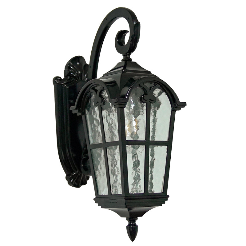 Wall lamps, solar outdoor garden lamps, ultra-bright waterproof, European-style corridor and passageway, villa power connection, export-oriented wall lamps Item Picture
