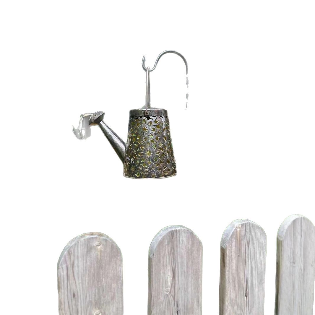 Cross-border solar garden lights, creative iron water bottles, shower heads, floor socket lights, outdoor garden landscape decorative copper wire lights Item Picture
