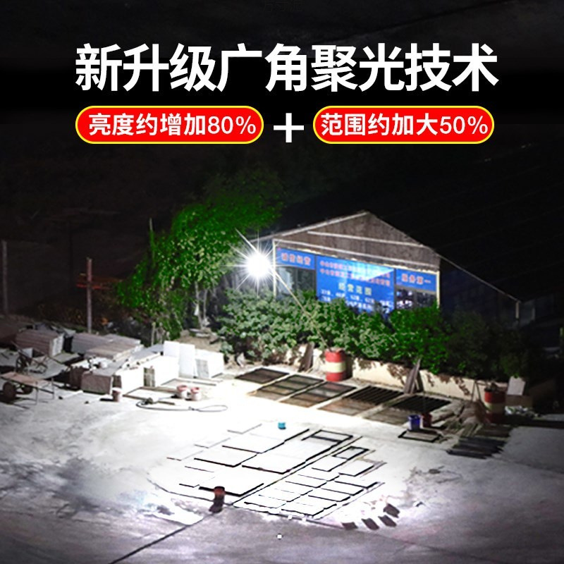 New solar lighting fixtures, outdoor garden lamps, body-sensing lighting, ultra-bright high-power toilet lamps, factory Application Scenario