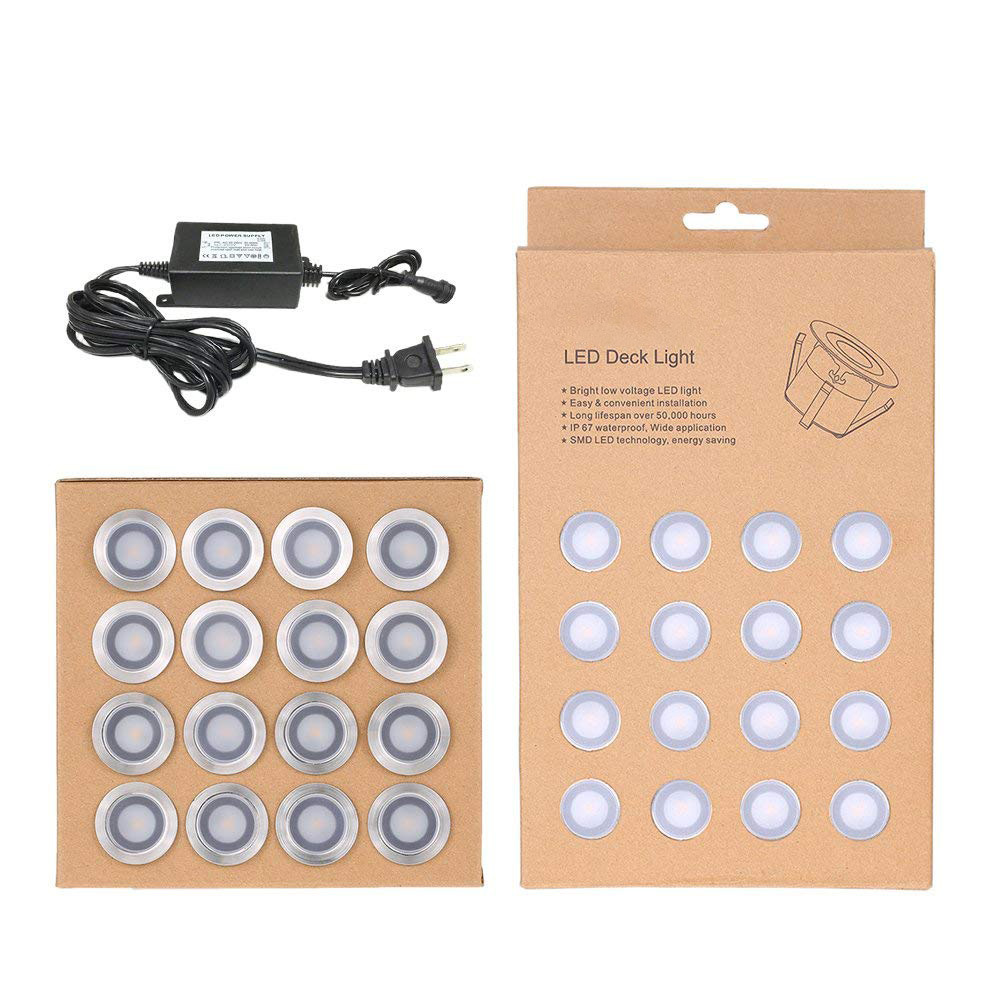 LED waterproof deck lights, square landscape lights, plywood cabinet lights, corner decorative lights, embedded ground lights Item Picture