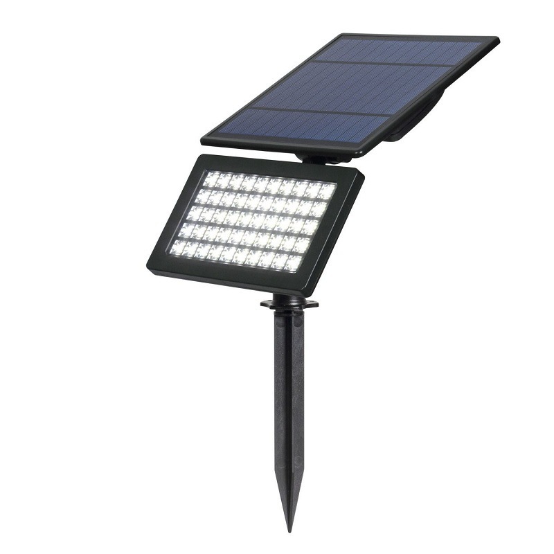 Solar lawn light, high-power 50led floodlight, outdoor garden light, solar lawn ground plug light Item Picture