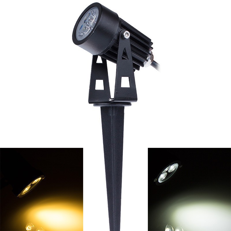 LED mini lawn and courtyard lights, floor-standing outdoor waterproof lights, garden grassland floodlights, villa tree illumination lights full figure