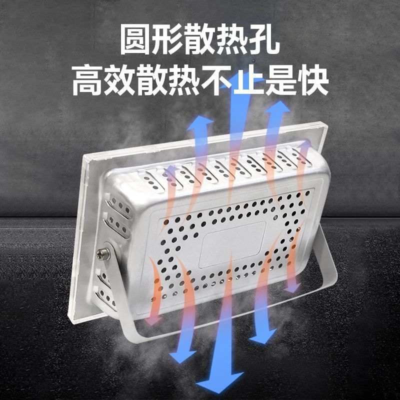 led floodlights, outdoor projection lights, courtyard ultra-bright searchlights, advertising lights, construction site outdoor lighting lights, foreign trade factories Application Scenario