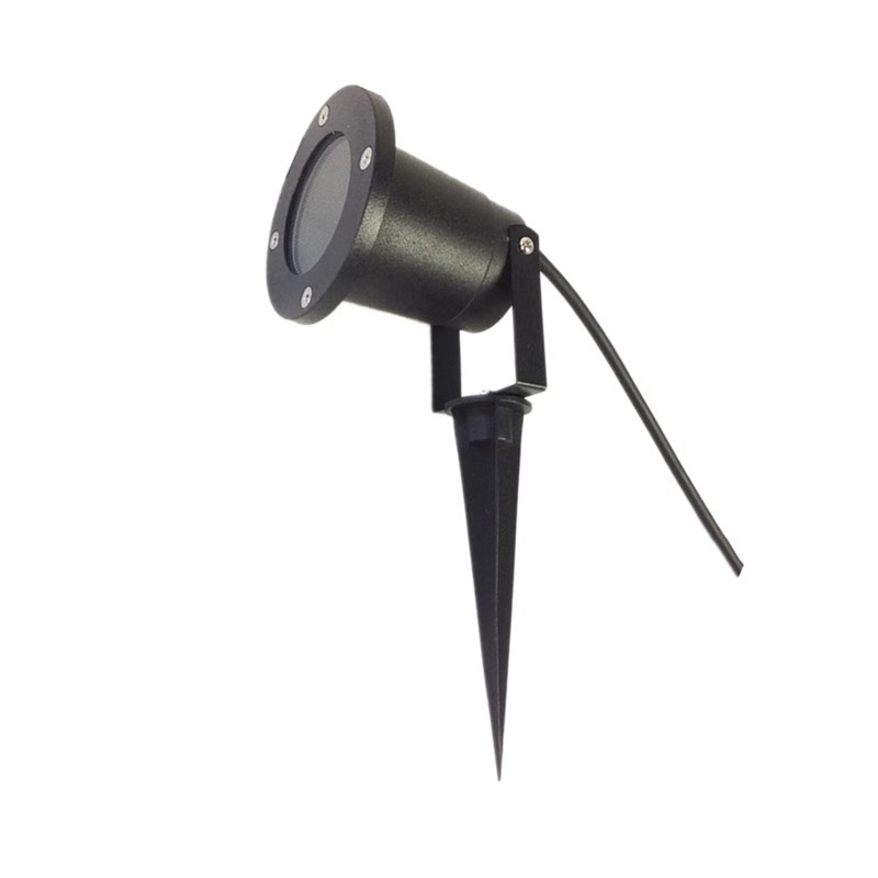 Outdoor waterproof ground insert floodlight, lawn projection light GU10, circular ground insert light, courtyard garden buried tree light Specification drawing