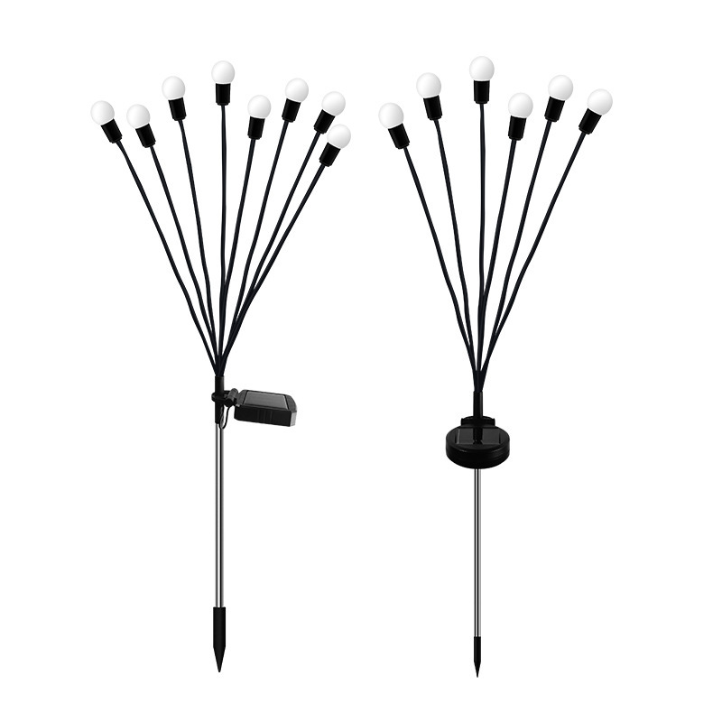 Cross-border solar lawn lights, garden lights, LED wind firefly ground insert lights, garden decoration, festival lights, swinging Item Picture