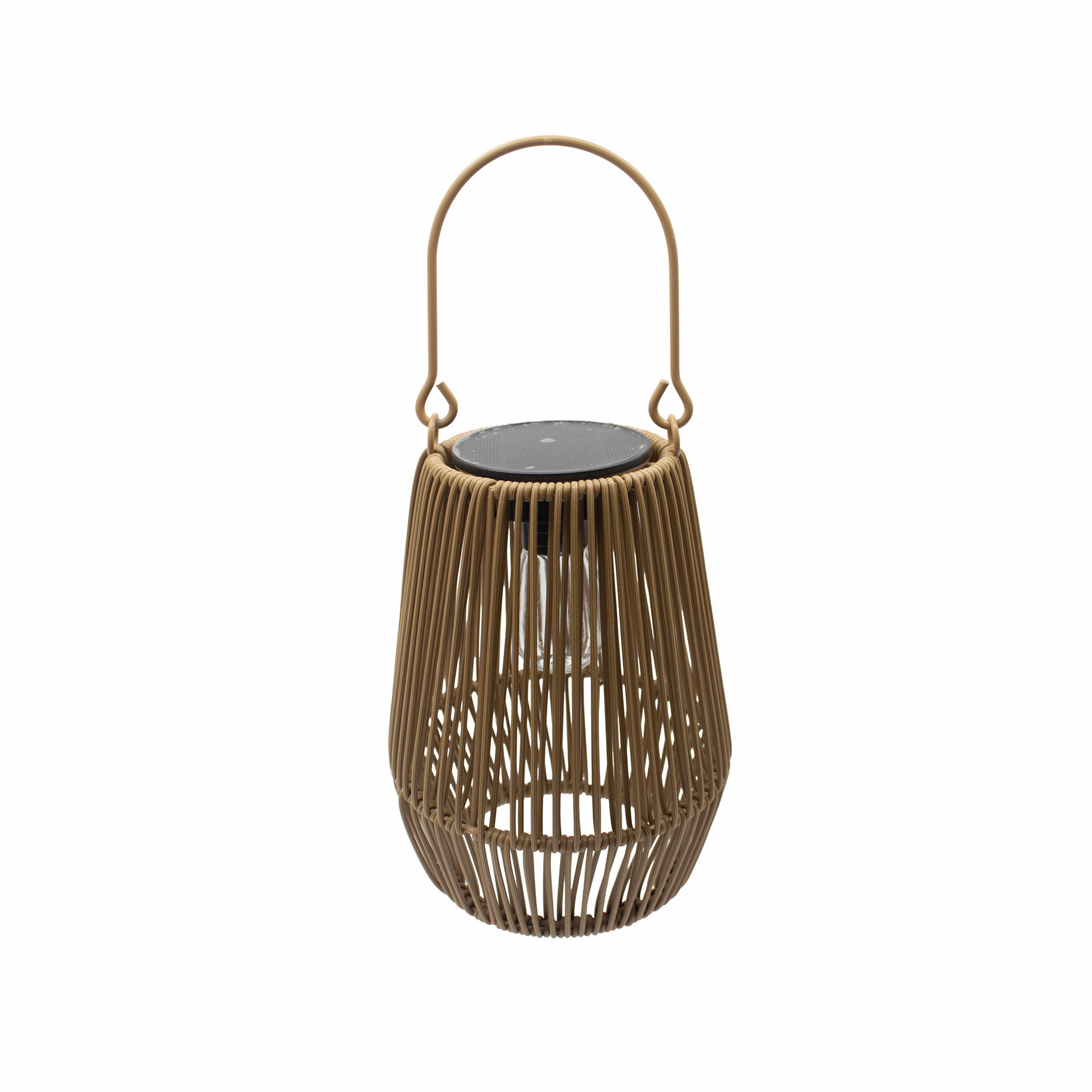 Cross-border solar imitation rattan woven lanterns, outdoor waterproof hanging lights, ambient lights, small lanterns, courtyard decorative lights, projection lights Item Picture