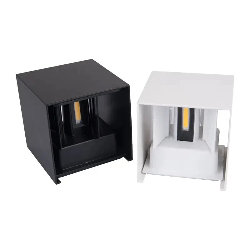 Wholesale of led outdoor wall lamps, four-leaf exterior wall decorative lighting fixtures, and wholesale of upper and lower beam of light courtyard lamps Item Picture