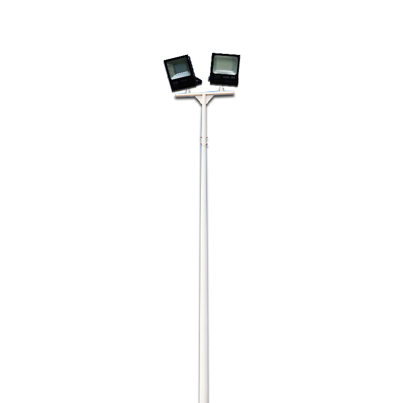Double-headed high-pole court lights, 6-meter and 8-meter pole basketball court, badminton square, street, community and parking lot medium pole lights Item Picture