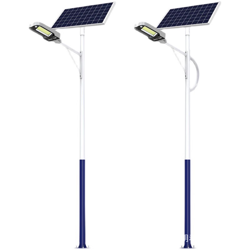Solar street lamp outdoor lamp, 6-meter new rural led lighting complete set with pole, high-power courtyard high-pole road lamp Item Picture
