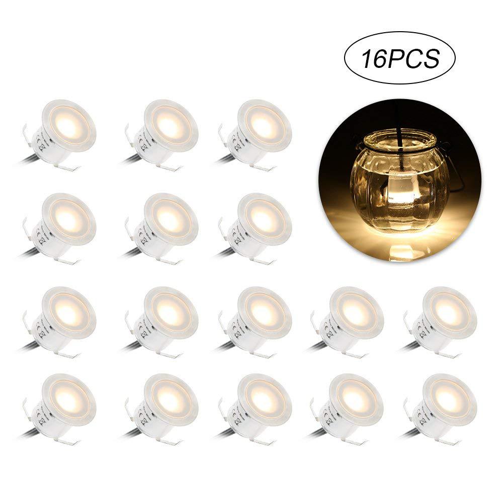 LED waterproof deck lights, square landscape lights, plywood cabinet lights, corner decorative lights, embedded ground lights full figure