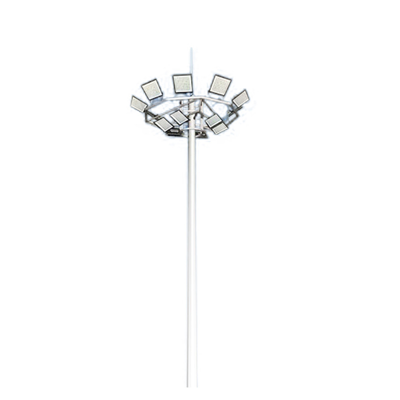 Square LED high mast lights, 15-meter, 25-meter, 30-meter lift-type sports hall, high-power lighting for football and basketball courts Item Picture