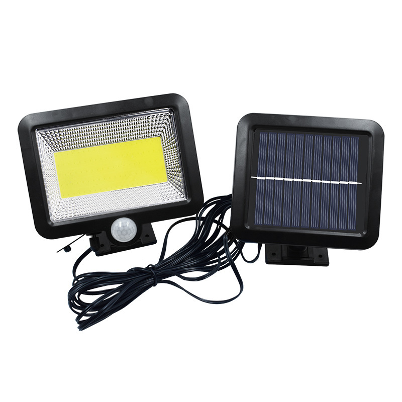 Cross-border best-selling solar lamps, outdoor garden lamps, split solar wall lamps, human body sensor lamps, garage road lamps Item Picture