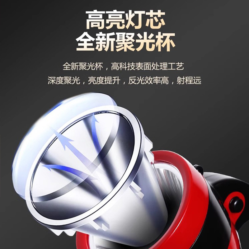 Rechargeable flashlight, high-intensity portable home outdoor long-range searchlight, led ultra-bright, long battery life Specification drawing