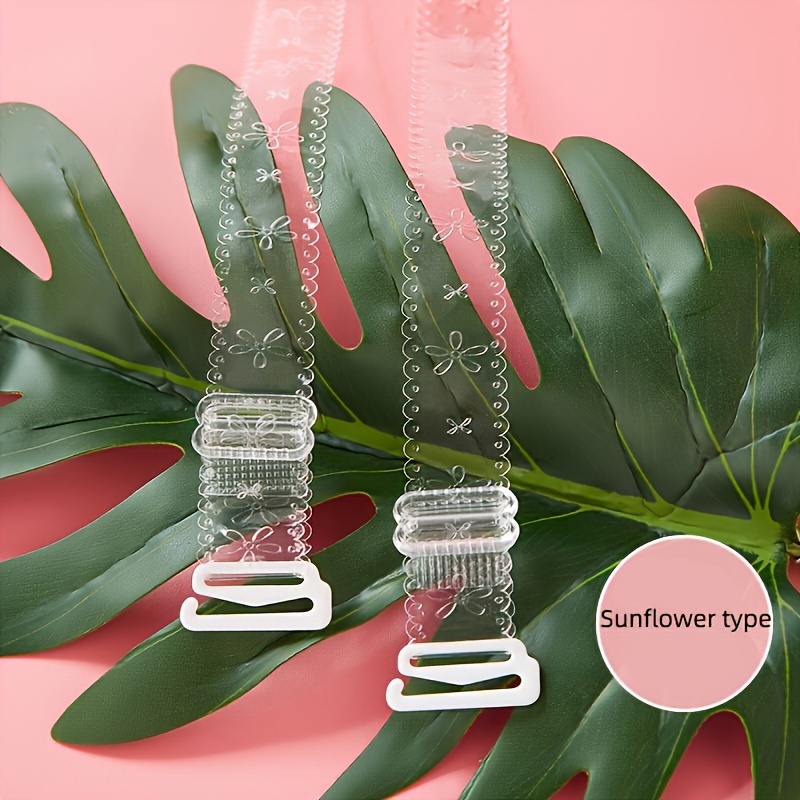 透明可拆卸胸罩带，心形扣，可调节弹性防滑胸罩带，女士内衣及内衣配件现货