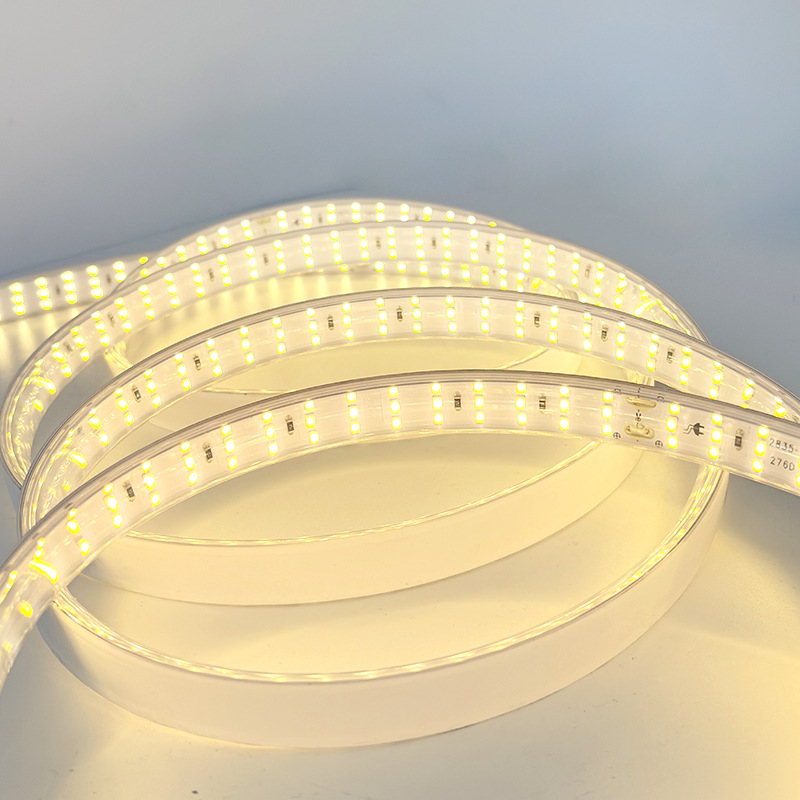 220v high-voltage lead-free straight three-row LED surface mount light strip, 180 beads, 320 beads, waterproof outdoor breeding light for engineering details Picture