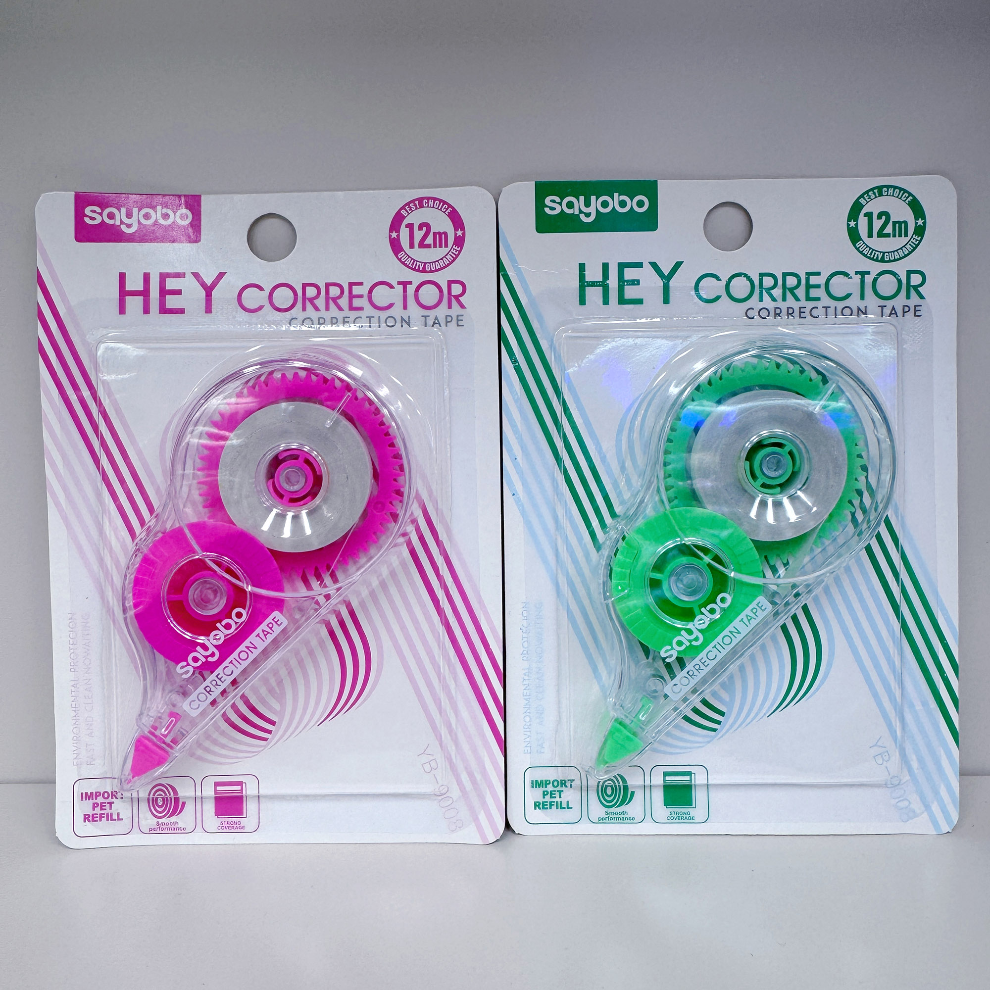 YB-9008 high-quality, large-capacity anti-drop correction tape, 12-meter ultra-thin PET transparent film, easy to use, continuous use, special for students, factory direct sales Application Scenario