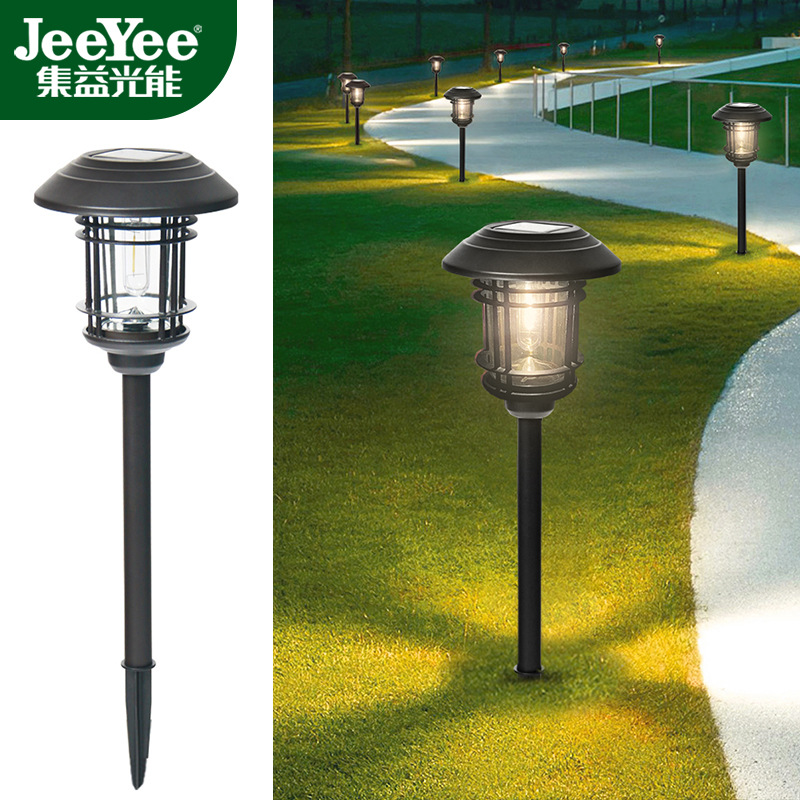 Amazon solar lawn lights, outdoor garden lights, stainless steel garden lights, led landscape lights, lawn ground lights full figure