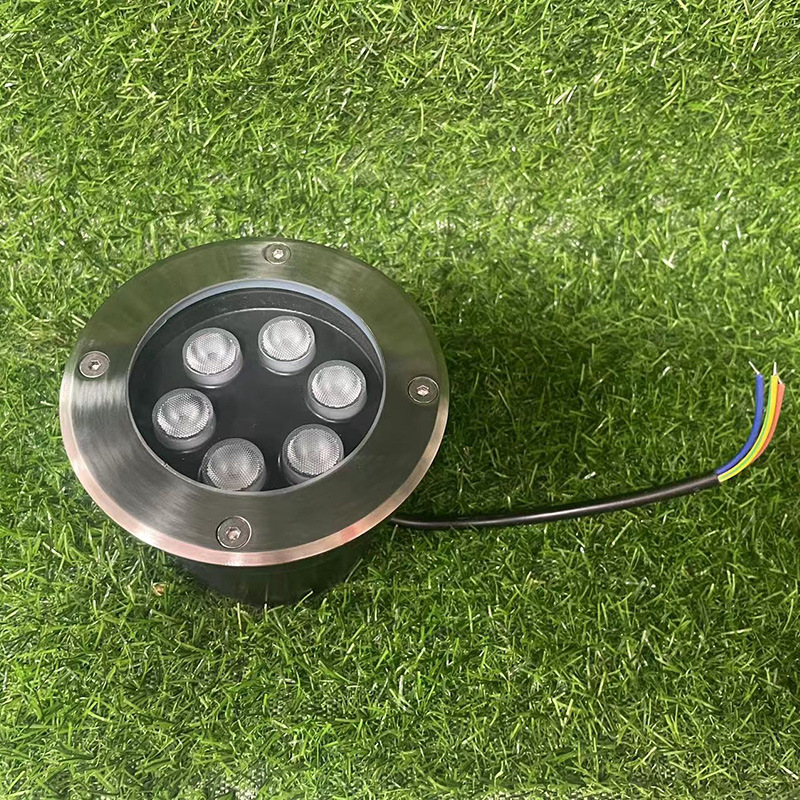 Cross-border exclusive LED embedded outdoor waterproof tree lighting, 304 stainless steel square embedded light Application Scenario