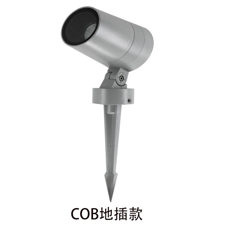 LED outdoor floodlights for garden lighting projects, tree square night scene floodlights, circular focused lawn lights Application Scenario