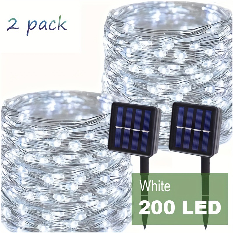 Solar Powered Lights Copper Wire String Light, Outdoor LED Item Picture