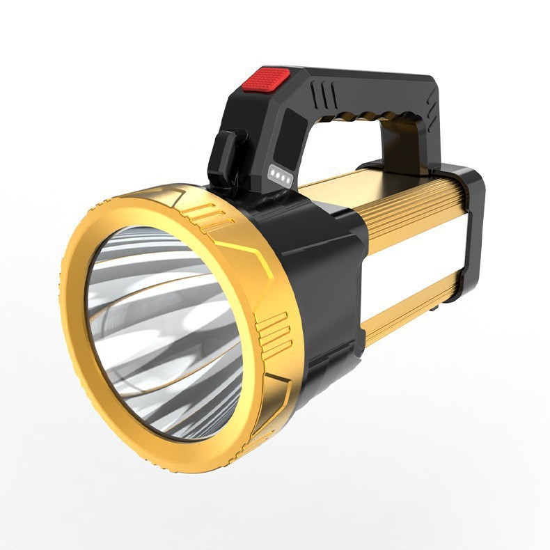 Super bright handheld lamp, powerful flashlight, charging, super bright outdoor lighting, household portable searchlight, patrol miner's lamp Item Picture